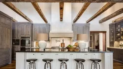 Kitchen Interior Wood Beams