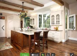 Kitchen Interior Wood Beams