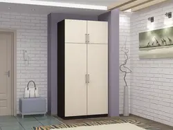 Double door wardrobe in the bedroom photo