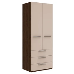 Double door wardrobe in the bedroom photo