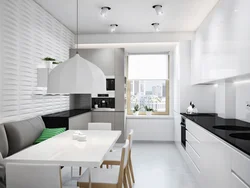 Zamonaviy uslubda oshxona dizayni 15 m²