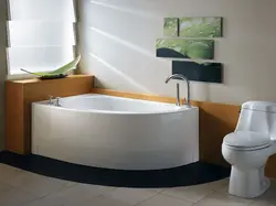 Corner bath for home photo