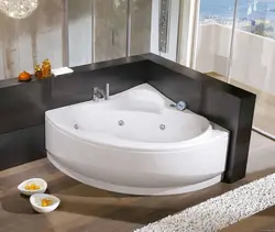 Corner bath for home photo