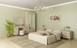 Photo of bedroom sets in light colors