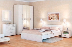 Photo of bedroom sets in light colors