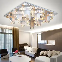 Ceiling chandeliers for the living room in a modern style photo new items