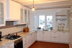 Corner Kitchen With Window Interior Design
