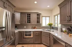 Corner Kitchen With Window Interior Design