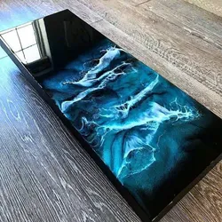 Epoxy resin bathroom photo