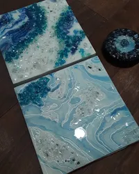Epoxy resin bathroom photo