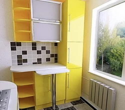 Corner table in a small kitchen photo