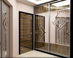 Mirror Doors For A Wardrobe In The Hallway Photo