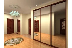 Mirror Doors For A Wardrobe In The Hallway Photo