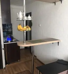 Ҳисобкунаки бар барои ошхона бо дасти худ аз акс countertop