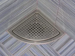 Bathroom floor drain photo