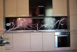 Kitchen glass photo printing photo