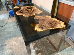 Фото столов для кухни из эпоксидной смолы