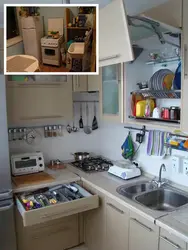 Інтэр'ер кухні брэжнеўкі