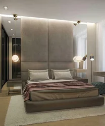 Bedroom design with mirrors in modern style