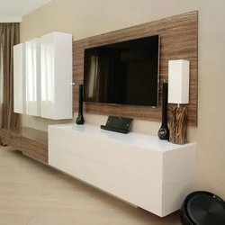 Bedroom design with tv stand