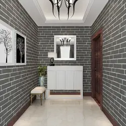 White Bricks In The Hallway Interior