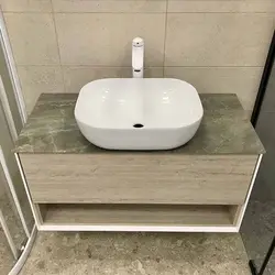 Тумбы с чашей в ванную фото