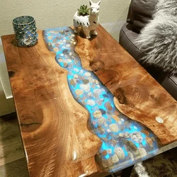 Epoxy resin kitchen photo