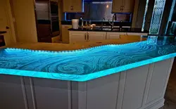 Epoxy resin kitchen photo
