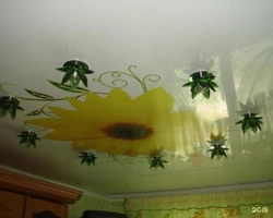 Нацяжныя фотадрук фота на кухню
