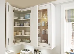 Corner cabinet for kitchen photo