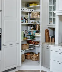 Corner cabinet for kitchen photo