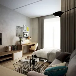 Bedroom interior 40 sq m