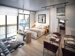 Bedroom interior 40 sq m