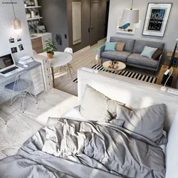 Bedroom interior 40 sq m