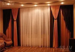 How to hang curtains in the living room photo