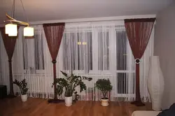 Yashash xonasi fotosuratida pardalarni qanday osib qo'yish kerak