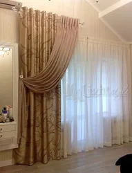 Qonaq otağının fotoşəkilində pərdələri necə asmaq olar