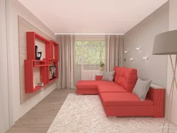 Two sofas in the bedroom interior