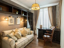 Yataq otağının interyerində iki divan