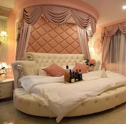 Bedroom interior large bed