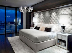 Bedroom interior large bed