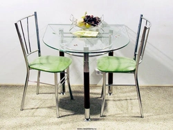 Kitchen glass tables for kitchen photo