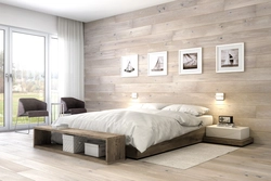 Photo of bedroom interior wood