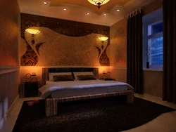 Liquid Wallpaper In The Bedroom Interior