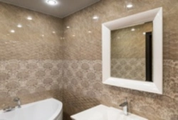 Сафолҳои baccarat Cerama Marazzi дар дохили ҳаммом