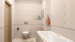 Baccarat cerama marazzi tiles in the bathroom interior