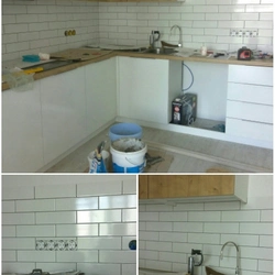 How To Lay Tiles In The Kitchen Apron Photo