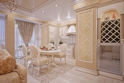 Дизайн Интерьера Гостиной Современная Классика Фото Кухни