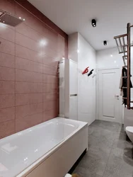 Bathroom in studio apartment photo