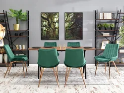Kitchen chairs in the kitchen interior